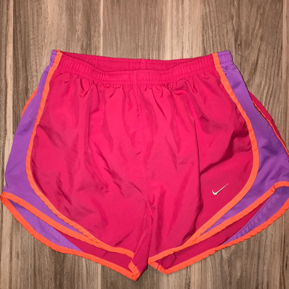 Pink Nike Shorts.